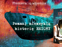 Baner z okładką książki Enigma. Tajna misja Mariana Rejewskiego – premiera