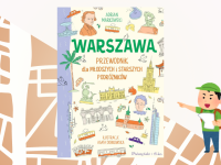 Baner z okładką książki Warszawa. Przewodnik dla młodszych i starszych odkrywców