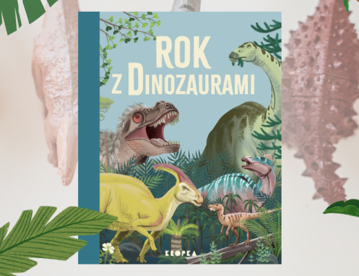 Baner z okładką książki Rok z dinozaurami