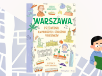 Baner z okładką książki Warszawa. Przewodnik dla młodszych i starszych podróżników